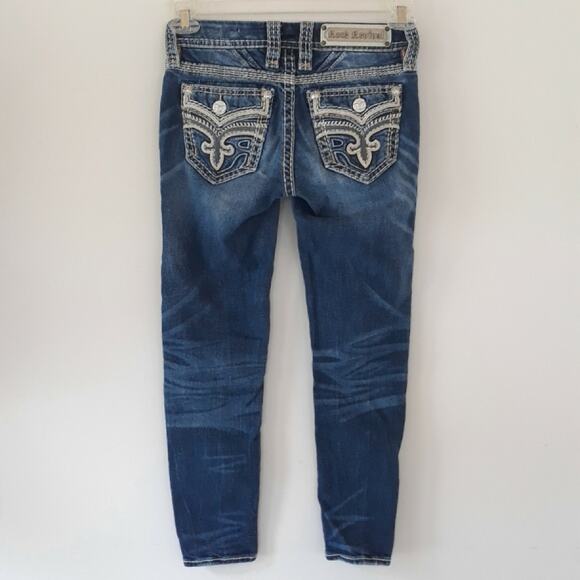 Rock Revival Ankle Skinny Braylee Jeans 24 - Picture 3 of 13